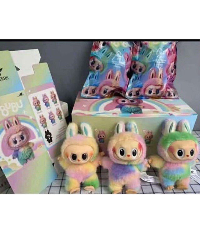 Labubu plyšák MYSTERY BOX rainbow