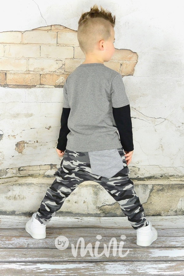 Šedé army baggy