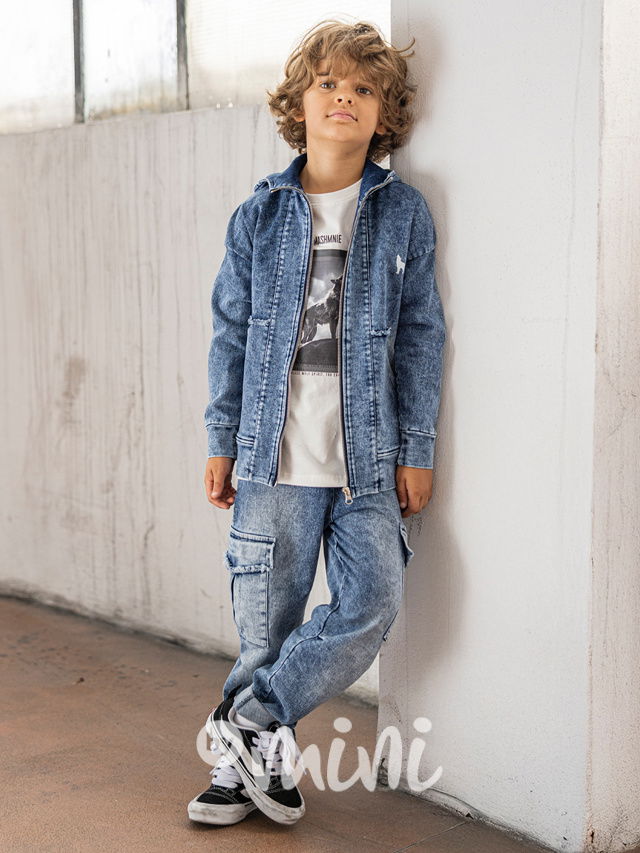 Mash Mnie soft denim barrel kapsáče blue