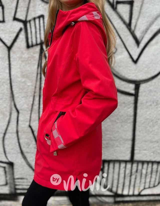 Jarní červená parka