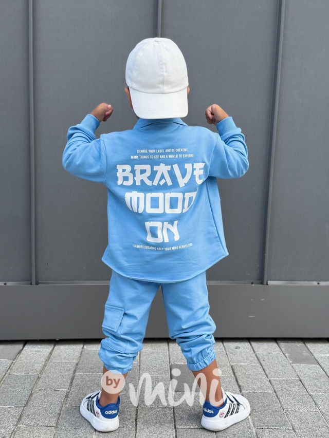 BRAVE 3-dílná souprava modrá