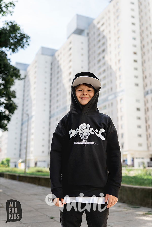 All for kids mikina HAND černá