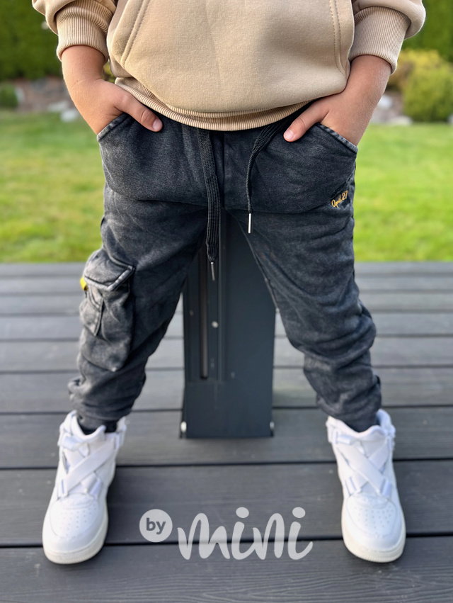 Thermo soft denim tepláky