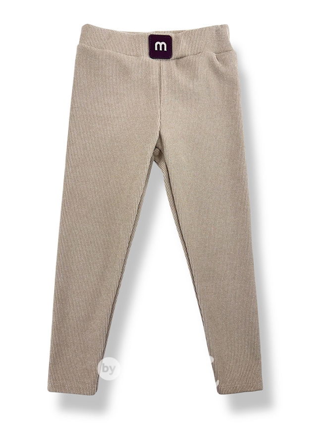 Teplé legíny MIA latte beige