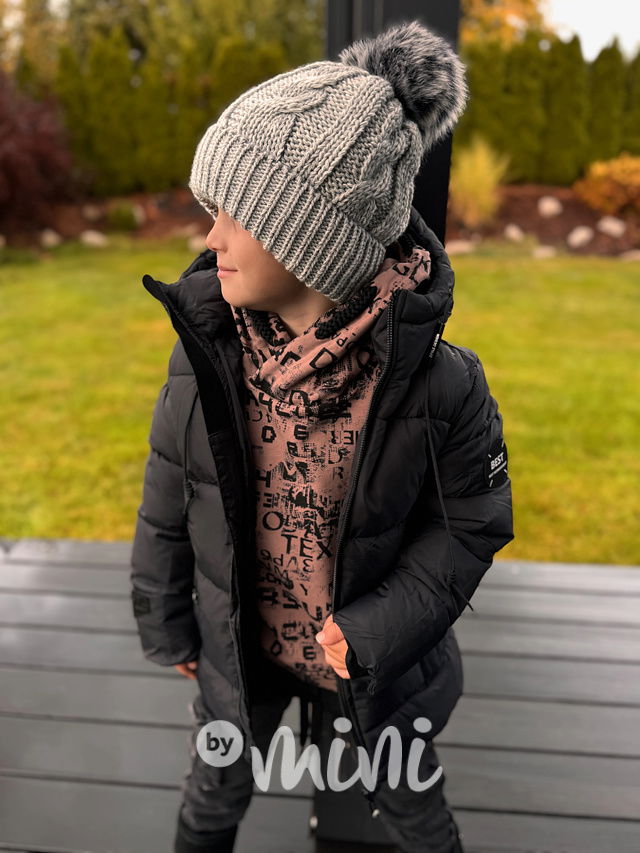 Zimní černá bunda STYLE