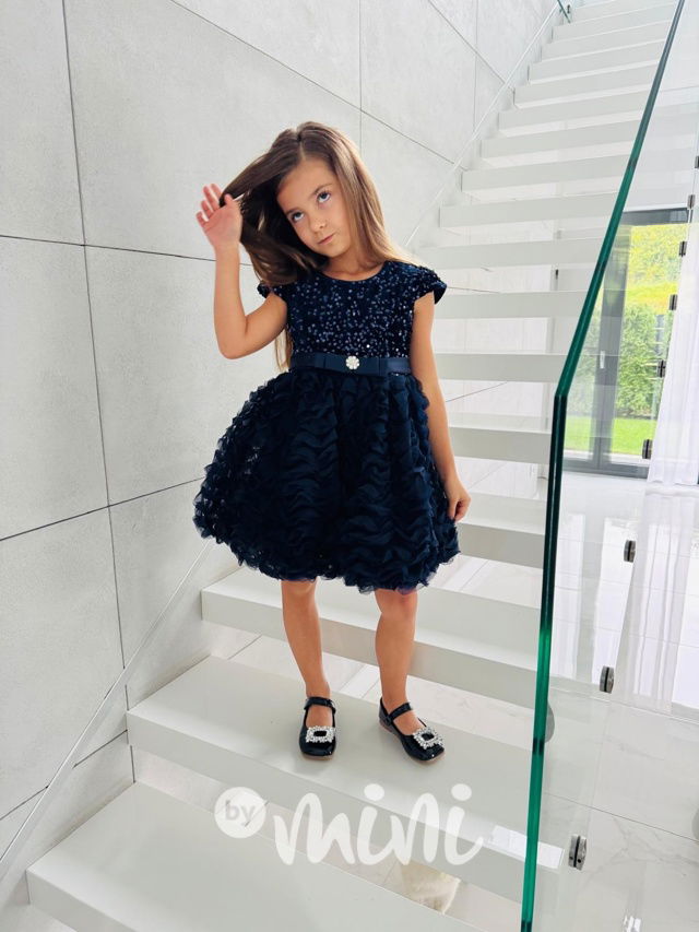 PREMIUM slavnostní šaty s flitry royal blue