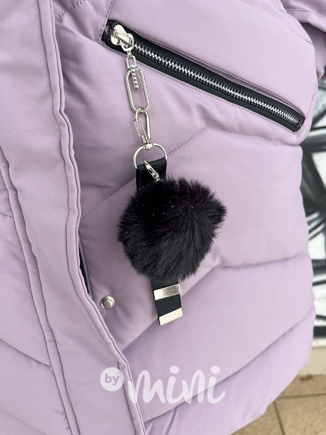 Zimní kabát Lily fialový