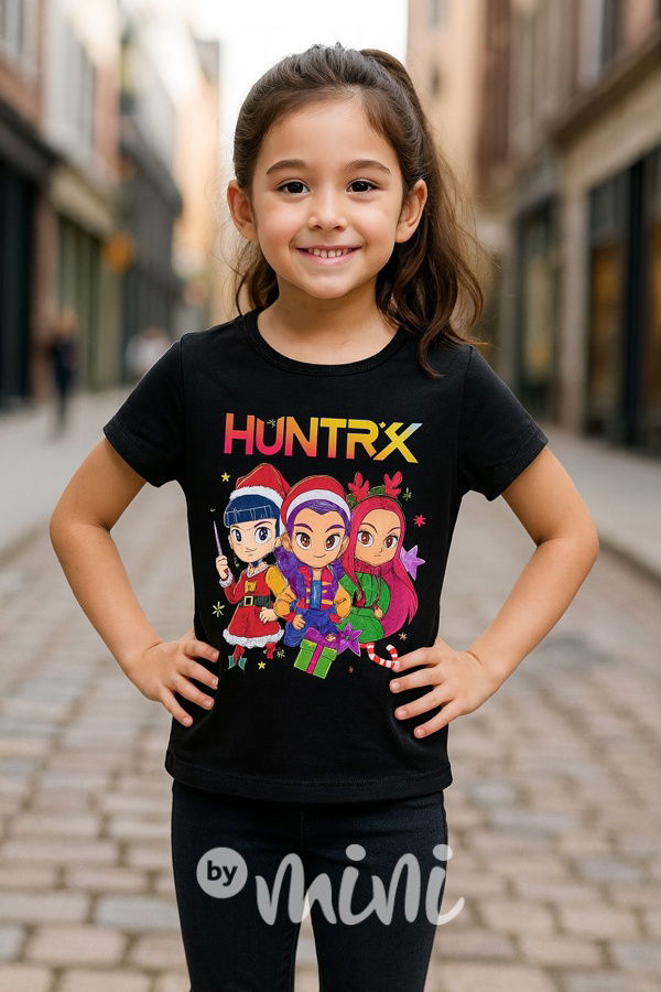 Demon Hunters triko XMAS černé