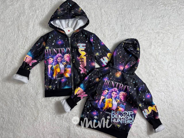 Demon Hunters zateplená mikina na zip