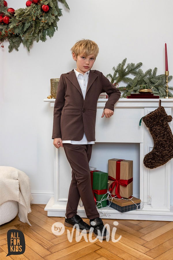 All for kids elegant kalhoty brown