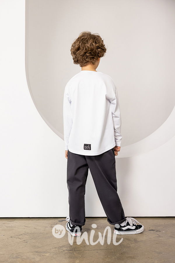 Mash Mnie longsleeve triko wolf bílé