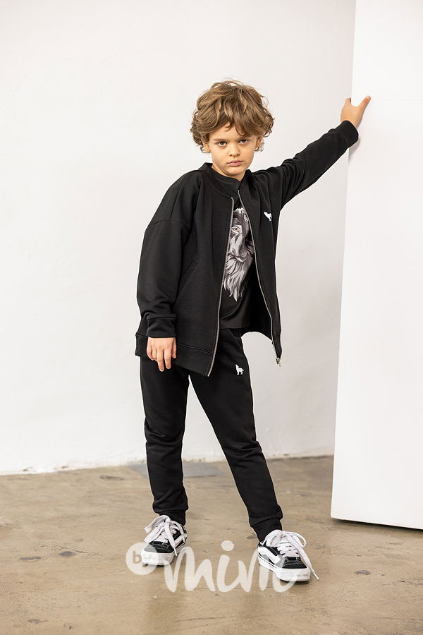 Mash Mnie basic tepláky WOLF černé