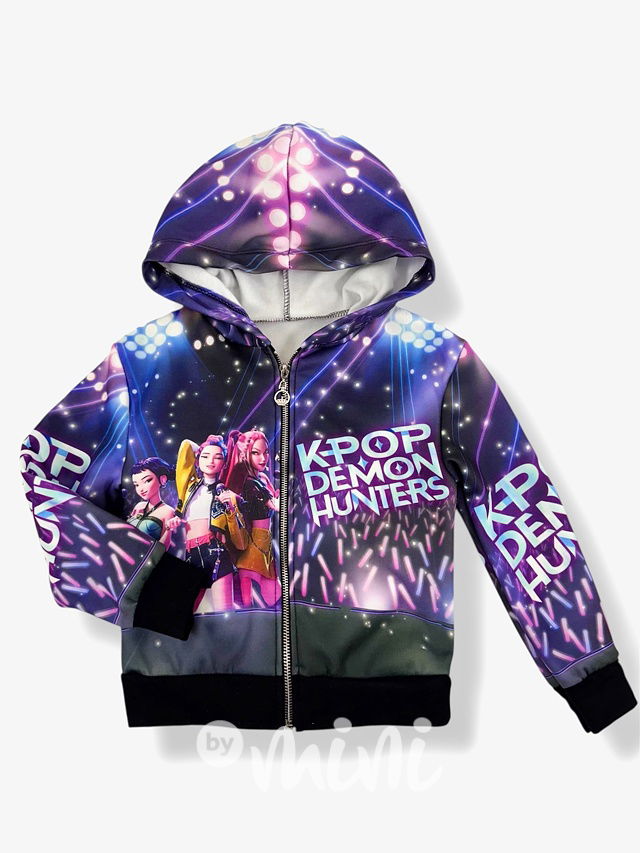 Demon Hunters zateplená mikina na zip
