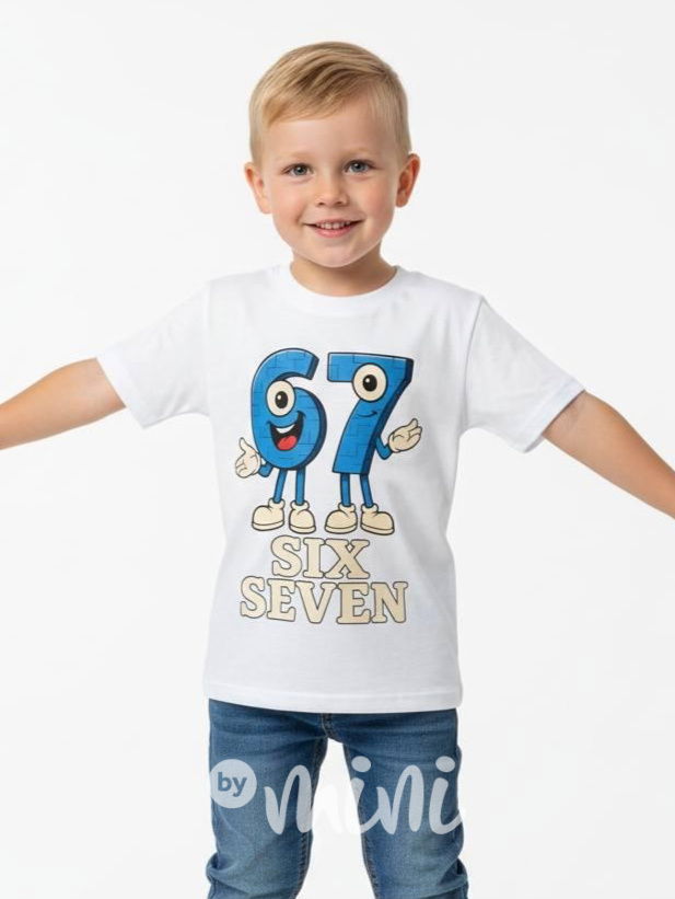 Six Seven triko bílé