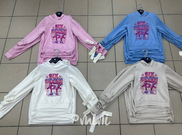 Six Seven mikina bílá