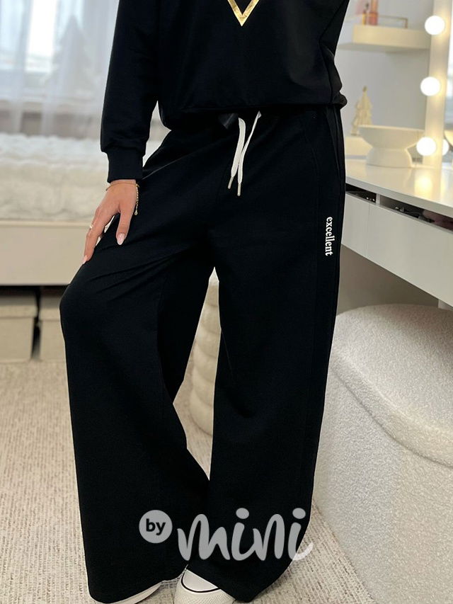 Relax Excellent lounge tepláky černé