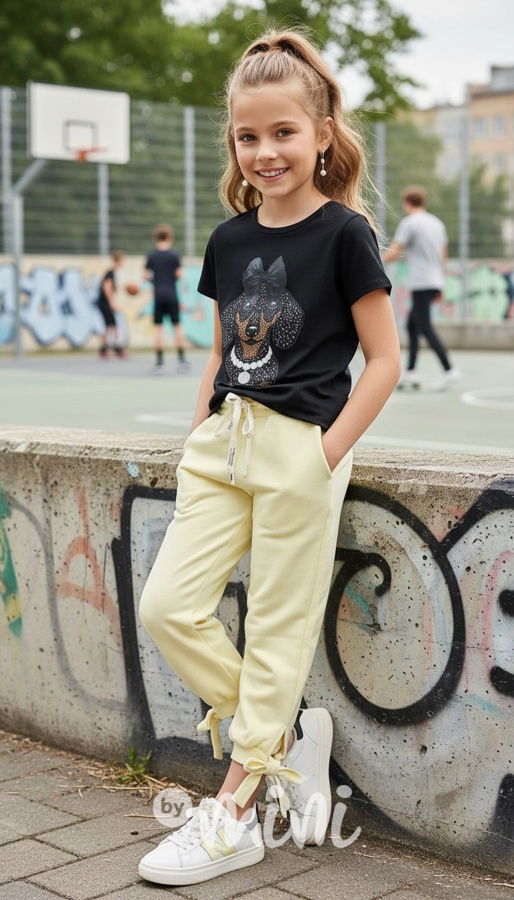 Mašličkové kalhoty sunshine