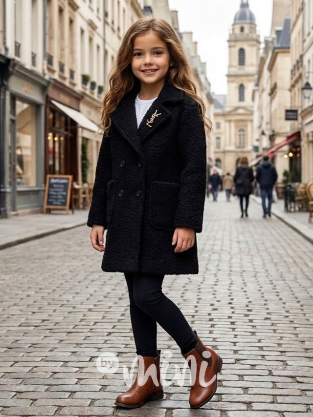 Alpaka kabátek SAINT černý