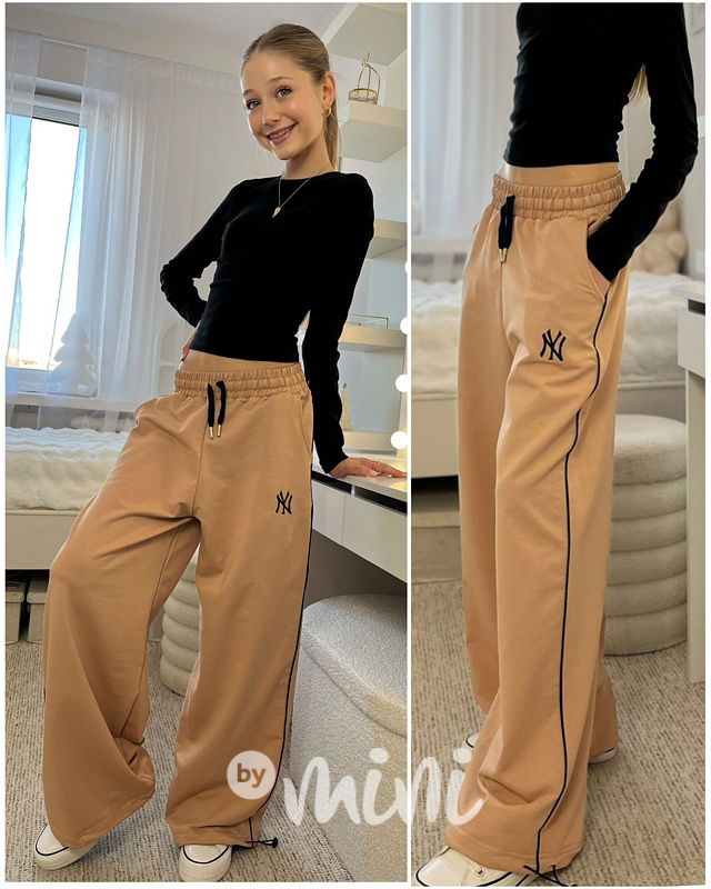 Relax NY lounge tepláky béžové