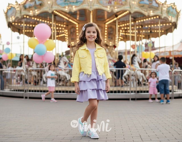 Sunshine crop denim bunda