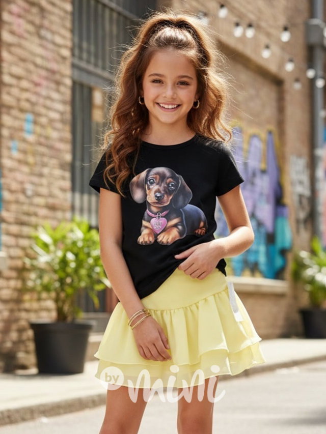 Jezevčík triko černé