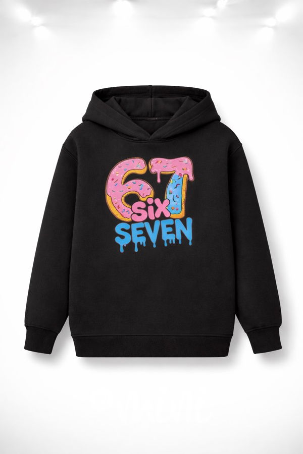 Six Seven mikina černá