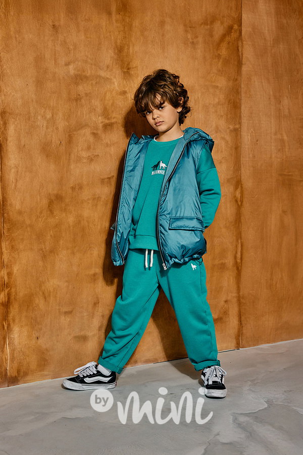 Mash Mnie baggy tepláky WOLF emerald