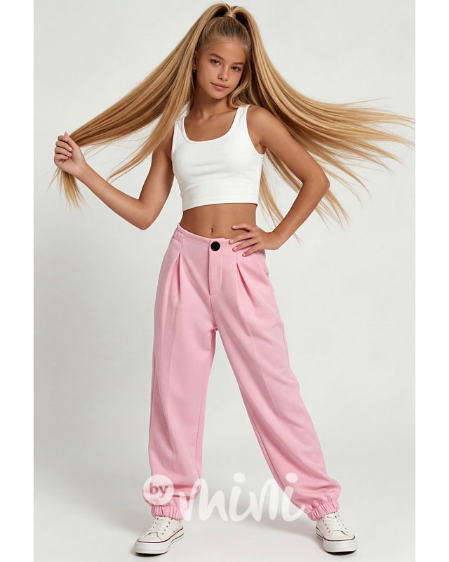 Maselko kalhoty pink