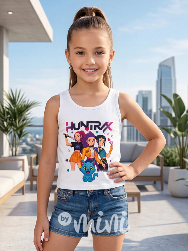 Huntrix tílko bílé