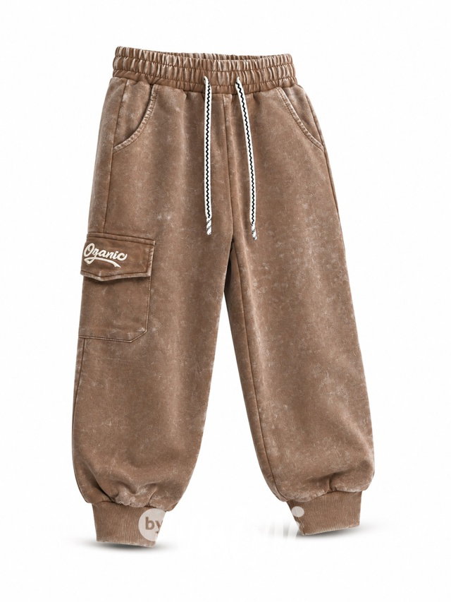 Soft denim baggy kapsáče Organic beige