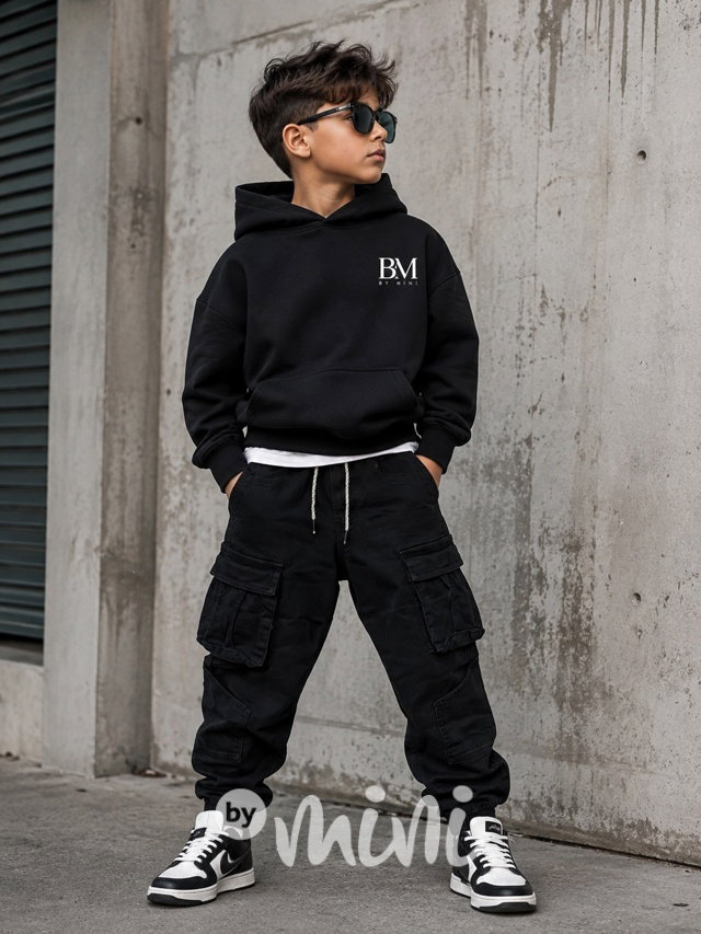 Cargo jeans kapsáče s páskem