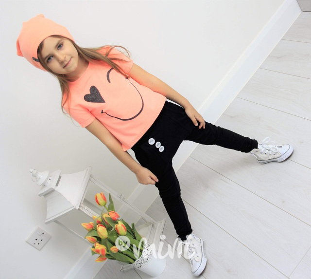Černé basic slim baggy tepláčky