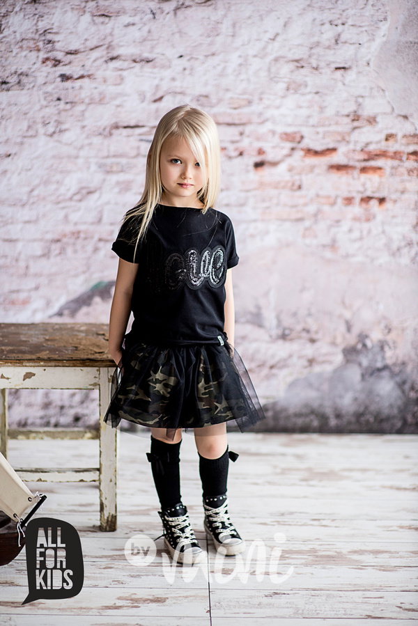 LOVE black triko