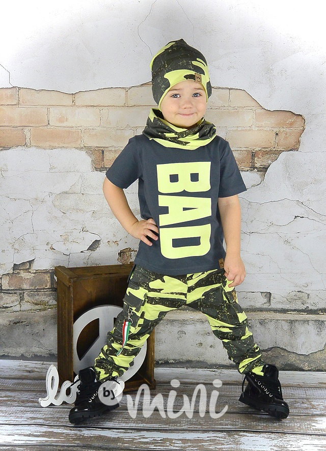 BAD grey/neon triko