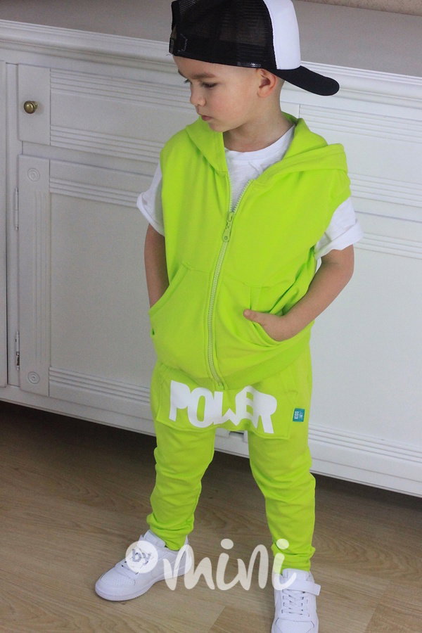 POWER lemon baggy tepláčky