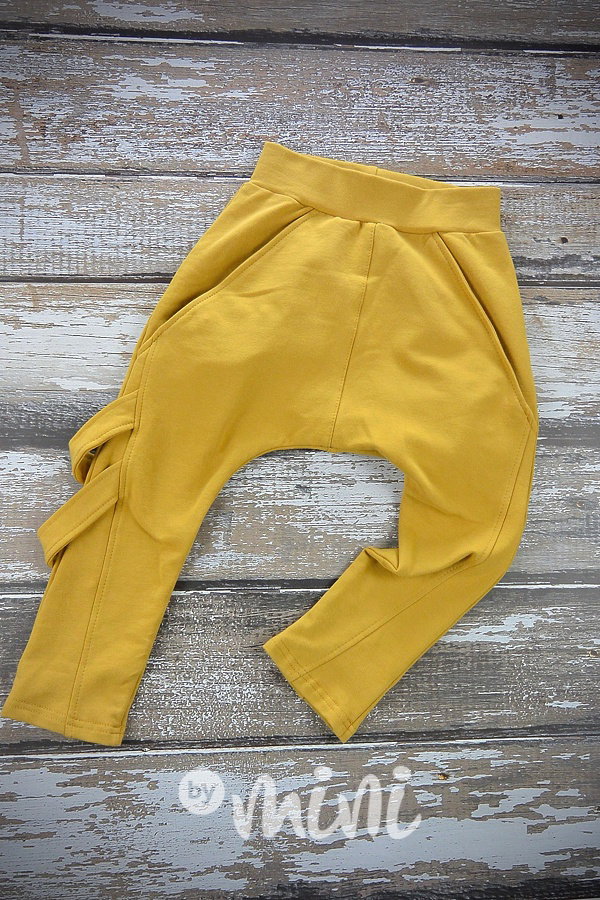 Mustard baggy tepláčky lacle