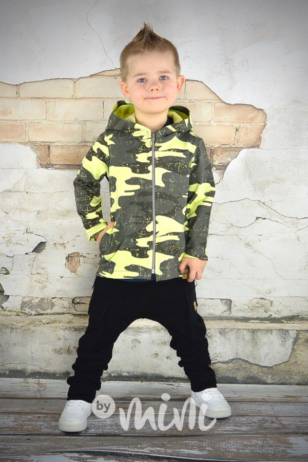 Neon army mikina