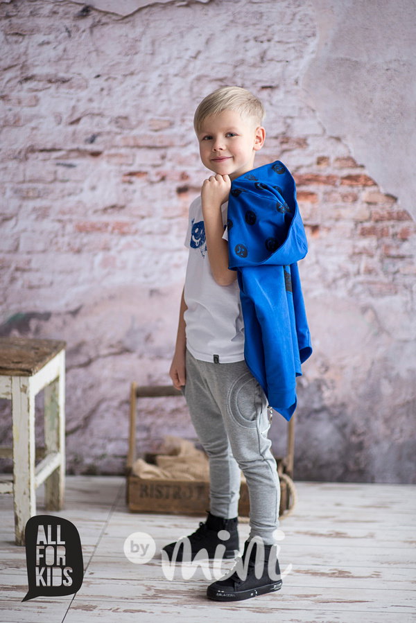 Šedé tepláčky LOOK