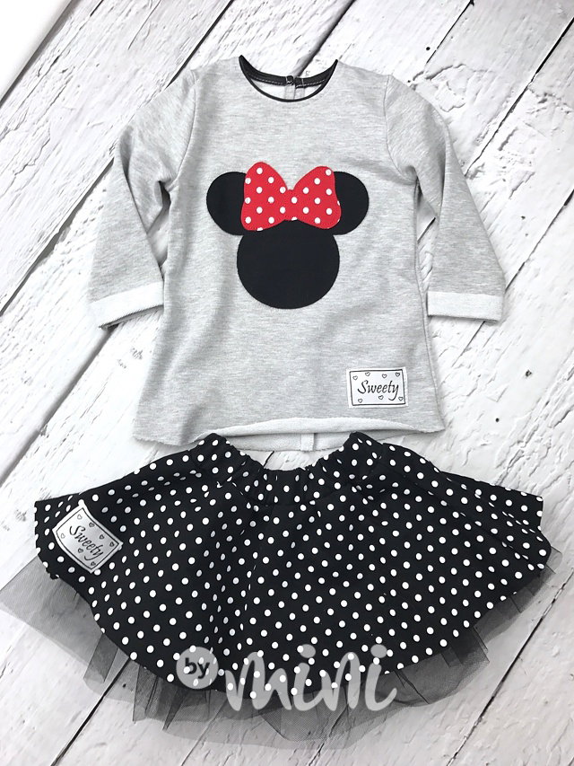 Minnie set šedý