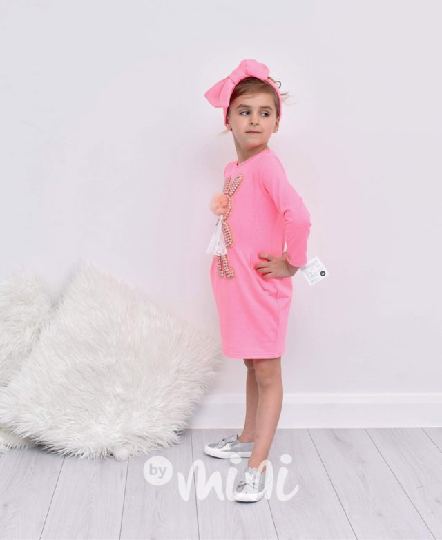 Neon pink tunika bunny