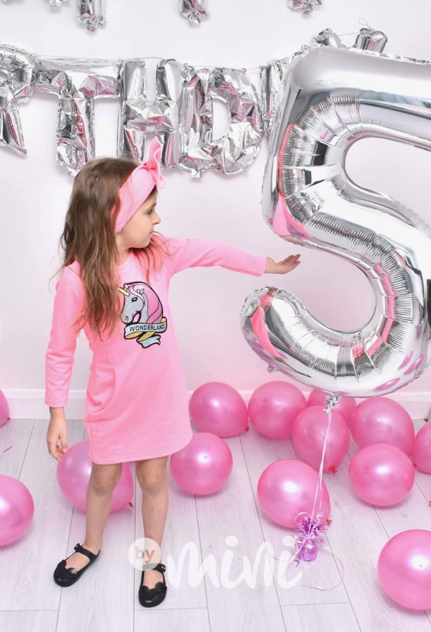 Wonderland tunika neon pink