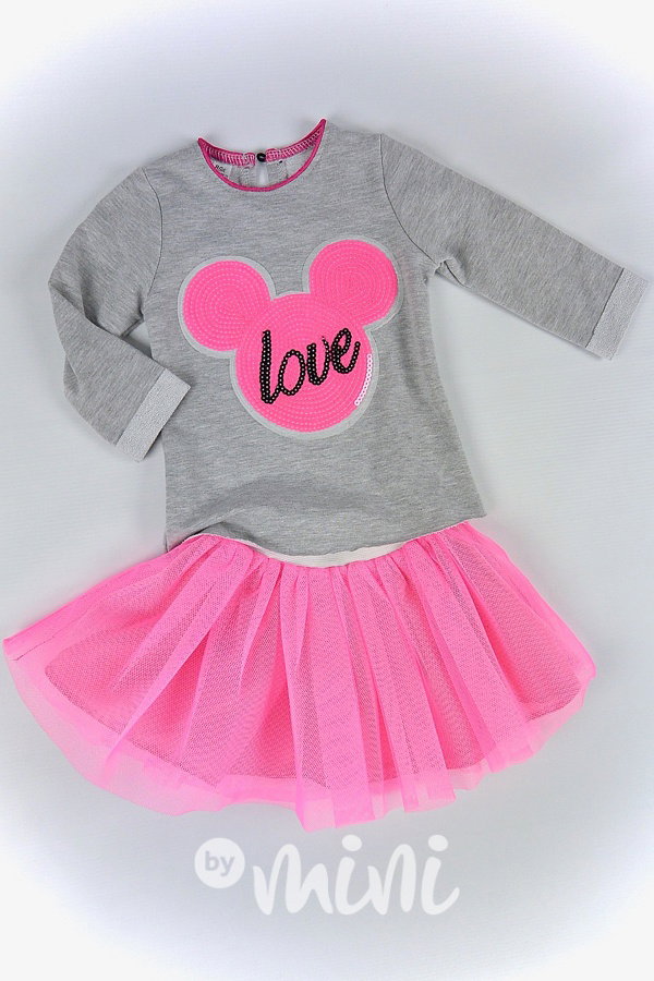 Neon LOVE tutu komplet