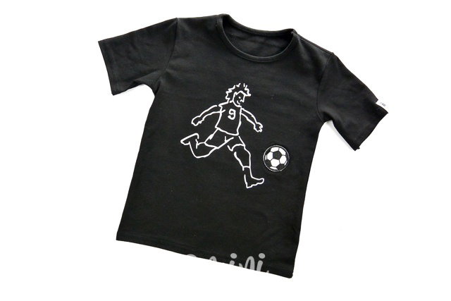 Triko fotbalista černé