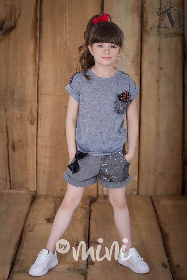 Luxury grey shorts