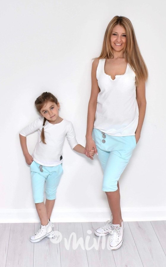 Summer baby blue baggy shorts