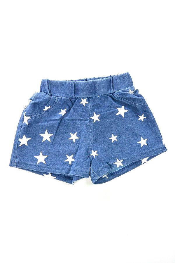 Jeans kraťasy s hvězdičkami