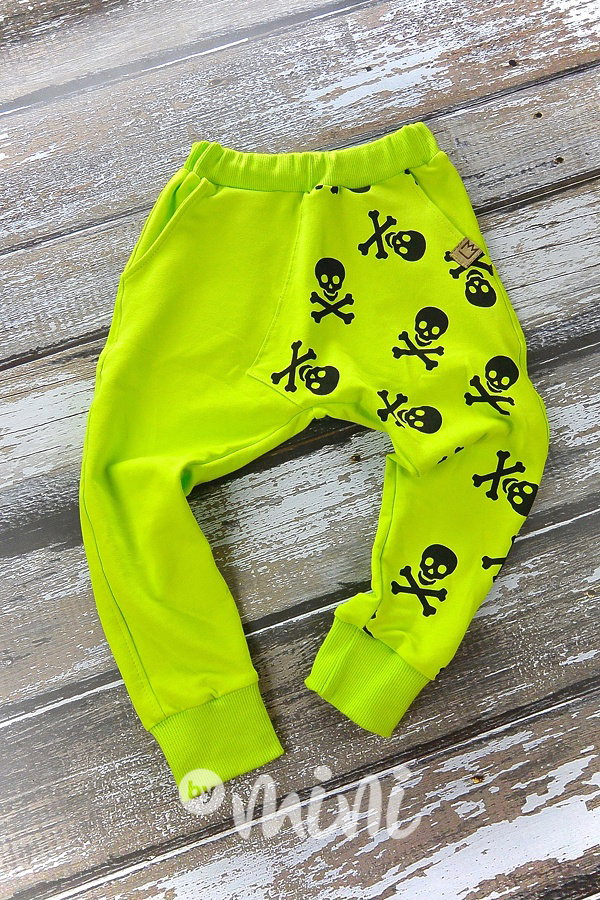 Lemon skull baggy