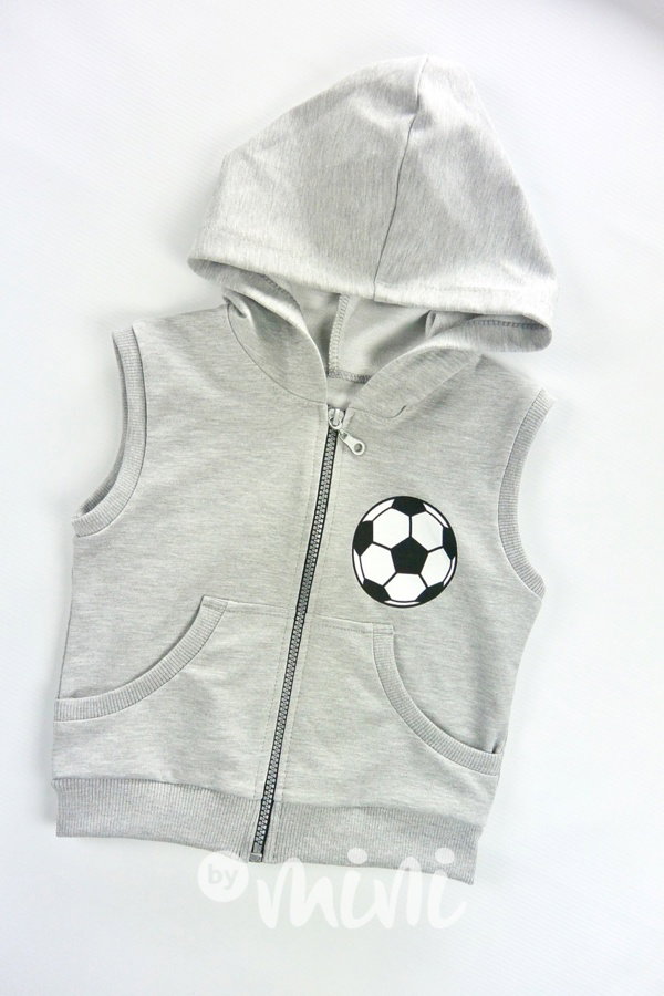 Grey football vesta