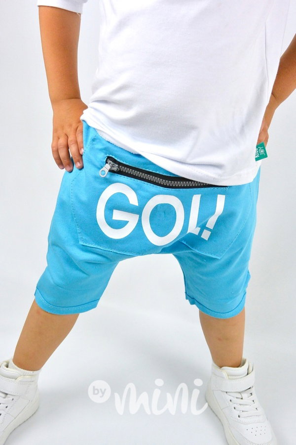 GOL! modré baggy shorts