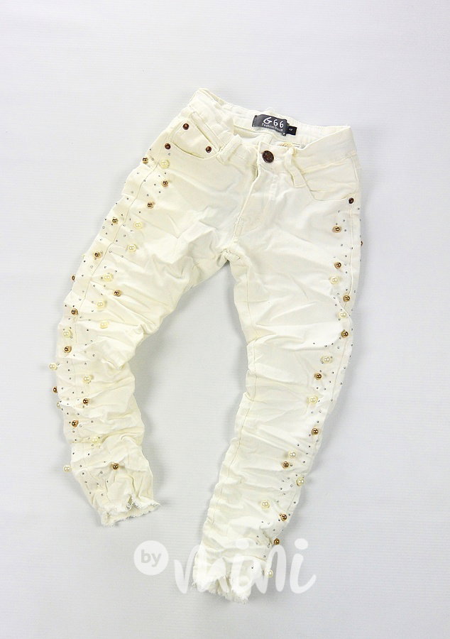 Pearl pants Cream